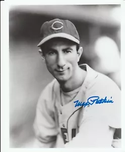 MAX PATKIN FIRMATA 8x10 FOTO CLOWN PRINCIPE DEL BASEBALL CLEVELAND INDIANS 1946 - Foto 1 di 2