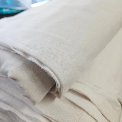 Bühnenmolton Dekomolton 6 x 3 Meter Creme Weiß Fotohintergrund Stoff 170g/qm - Bild 1 von 4