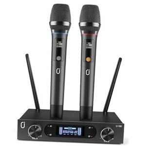 Wireless Microphones, Professional UHF XLR Microphones for Home Karaoke, - Picture 1 of 7
