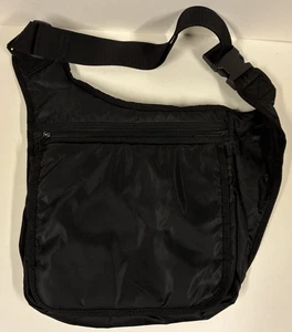 Lässige Schultertasche Klapptasche Messenger Bag Schwarz für Herren Damen. 13 X 12 X 5 - Bild 1 von 15