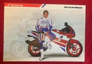 Folleto de ventas de moto Honda Mick Doohan años 90: ST1100, VFR, CBR y gama CB. - Imagen 1 de 3
