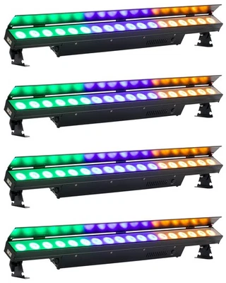(4) American DJ Ultra LB18 18 x10W RF RGBAL Color Mixing LED DMX Wash Bar Lights - Image 1 of 4