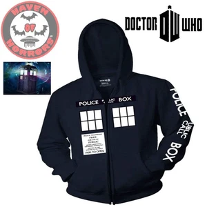 Sudadera con capucha y cremallera Doctor Who Complete Police Box - Imagen 1 de 3