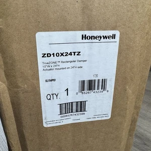 HONEYWELL HOME ZD10X24TZ RECTANGULAR TRUZONE DAMPER , 24 V ,  10" X 24" - Picture 1 of 4
