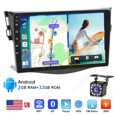 For 2006-2012 Toyota RAV4 9" Apple Carplay Car Stereo Radio Android 13 GPS +CAM - Image 1 of 4