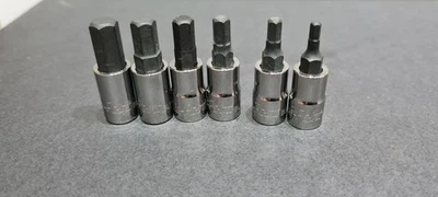 Blue Point 1/4" drive metric hex / Allen set 8mm to 3mm NEW - Image 1 of 4