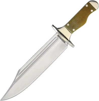 Rough Ryder Mini Cajun Fixed Knife 2.88" Full Tang Stainless Blade Bone Handle - Image 1 of 2