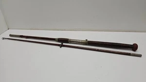 Vintage Florida Fishing Tackle Barracuda Bamboo Casting Rod 2-Pc St Petersburg F - Picture 1 of 12