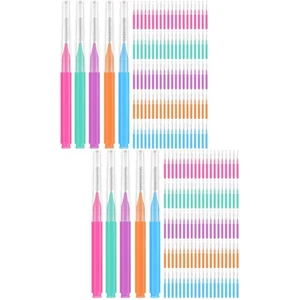 2 Stück Interdentalbürste Zahnstocher für Zahnspangen Ärzte Zahnstocher - Bild 1 von 12