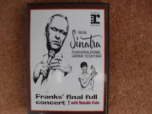 FRANK SINATRA DVD- " FUKUOKA DOME JAPAN DEC 20, 1994 "w/NATALIE COLE LAST TOUR - Picture 1 of 4