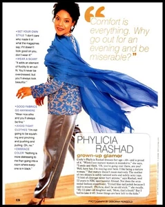 PTP128 MAGAZINE PICTURE ARTICLE 11X8" PHYLICIA RASHAD - Foto 1 di 1
