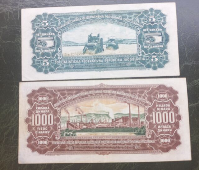 1965 Yugoslavian Paper Money for sale | eBay
