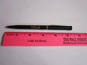 Key Bank Collectible Pen Black Gold INK DOES NOT WRITE Free Ship - Picture 1 of 8