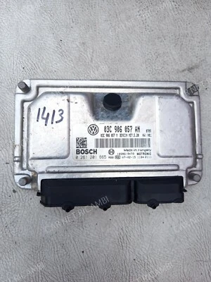 03C906057AN 0261201665 BOSCH ME7.5.20 CENTRALINA MOTORE SKODA ROOMSTER 1.6 16V - Immagine 1 di 4