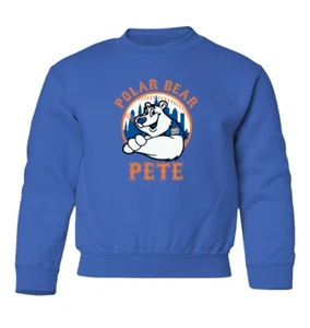 Pete Alonso New York Mets Polar Bear Pete Youth Crewneck Sweater - Picture 1 of 2