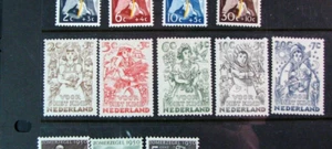 Niederlande Briefmarke Scott # B203-B207 Jahreszeiten 1949 postfrisch L713 - Bild 1 von 1