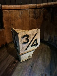 Old Cast Iron Railway Marker - Picture 1 of 24