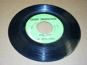 WITNESSES john 3:16 / he's using me ( religious ) 7" - Picture 1 of 2