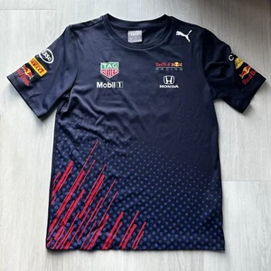 New Puma Red Bull Racing Official Teamline T-Shirt 2021 Youth Kids M 152 11-12 Y - Picture 1 of 5
