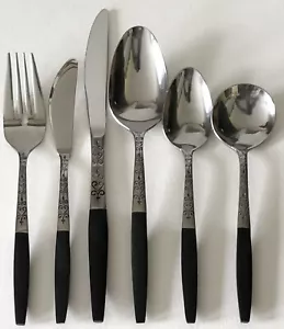 Interpur INR2BL Edelstahl MCM schwarz Kunstholz Besteck ****IHRE WAHL**** - Bild 1 von 7