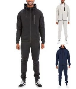 Mens Tracksuit Set Tech Fleece Track Suit Hooded Jacket & Pant Set Running Gym - Picture 1 of 36