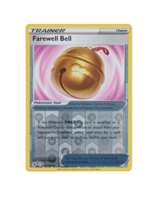 Pokemon - Farewell Bell 234/264 - Reverse Holo -  Fusion Strike - NM/M - Image 1 of 1