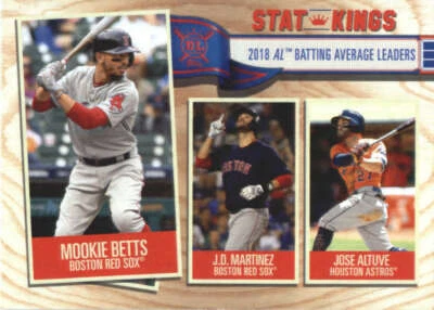 2019 Topps Big League #359 Betts/Martinez/Altuve Red Sox/Red Sox/Astros - Image 1 of 2