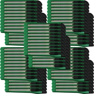 100x Bulk Small Green Utility Knife Box Cutter Snap Off Blade 9MM Blade - Picture 1 of 7