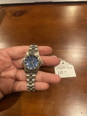 Raro Reloj STORM London Acero Inoxidable Esfera Azul - Coleccionable De Colección Foto 1 de 2