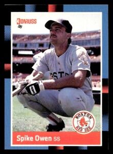 1988 Donruss #544 Spike Owen Boston Red Sox Baseball card