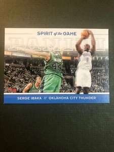 2012-13 Panini Spirit of the Game Thunder Basketball Card #14 Serge Ibaka NM - Picture 1 of 4