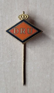 Pin insignia vintage esmaltada DRU Diepenbrock en Reigers Ulft Metal Company - Imagen 1 de 2