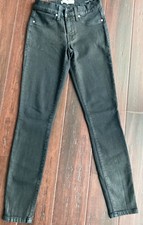 Henry & Belle Super Skinny Ankle Jeans Jeggings Womens Sz 24Black Stretch