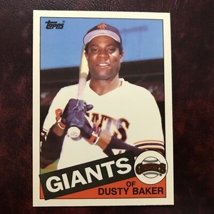 1985 Topps TIFFANY Set DUSTY BAKER #165 S.F. GIANTS ** MINT ** HIGH GRADE **