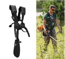 Double Shoulder Universal Harness Weed Eater/Whacker/Trimmer Strap - Black NWOT