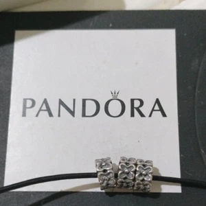 Pandora Retirado Plata Esterlina Aloha Cuentas Espaciadoras, Juego de 3- 790498 - Imagen 1 de 4