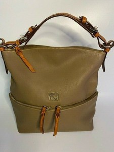 dooney and bourke beige handbolsa
