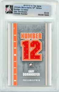 2012-2013 In the Game Ultimate Memorabilia Gary Dornhoefer Nummer 12 Patch - Bild 1 von 2