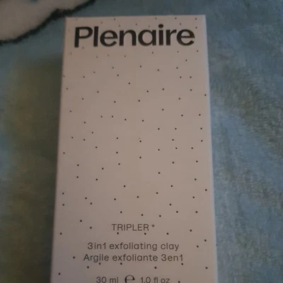 Plenaire Tripler 3in1 Exfoliating Clay Cleanser Face Mask Exfoliator Vegan 30ml - Image 1 of 4