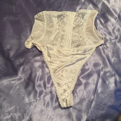 Lady Marlene Waist Garter And Satin Thong Panty  Combo - Image 1 of 4