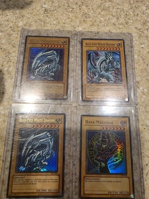 Yugioh Collection W/ BLUE EYES and DARK MAGICIAN - Image 1 of 4