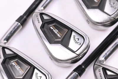 Callaway Rogue ST Max OS Irons / 6-PW+SW / Senior Flex Cypher 50 Shafts - Image 1 of 4