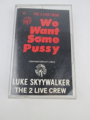 Luke Skyywalker The 2 Live Crew - We Want Some Pussy Cassette Tape VTG Foto 1 de 4