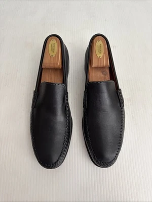 Mocasín Santoni Slip On Puntera Lisa Sin usar, en caja - 72265 - Negro - 7,5 D (P67) Foto 1 de 4