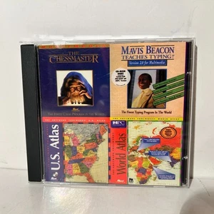 Chessmaster US and World Atlas Mavis Beach Bundle CD-ROM PC *BUY 2 GET 2 FREE* - Afbeelding 1 van 3