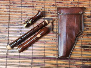 Vintage SONATA WOOD RECORDER, Carrying Case Made in Germany, NEAR MINT CONDITION - Picture 1 of 24
