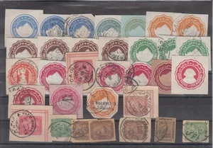 Egipto, grupo de tarjetas y sobres estacionarios recortados - Imagen 1 de 1