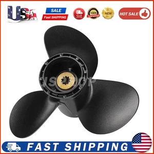 10.25" 10 1/4x14 Aluminum Outboard Propeller for Suzuki Engines 20-30HP 10 Tooth - Bild 1 von 6