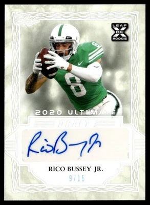 2020 Leaf Ultimate Draft Rico Bussey Jr, /35 #BA-RBJ - Image 1 of 2