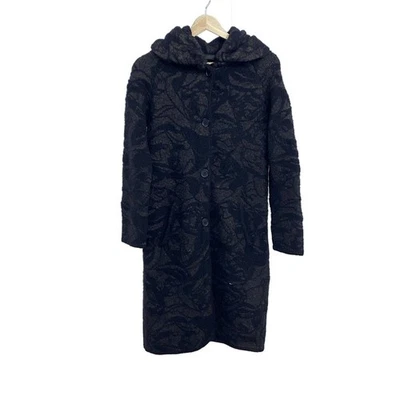 Auténtico abrigo para mujer ANTEPRIMA - negro dorado Foto 1 de 4